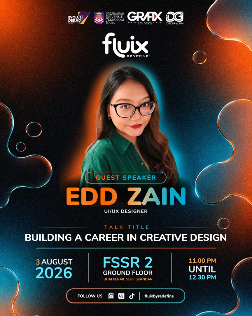 Edd Zain creative talk poster